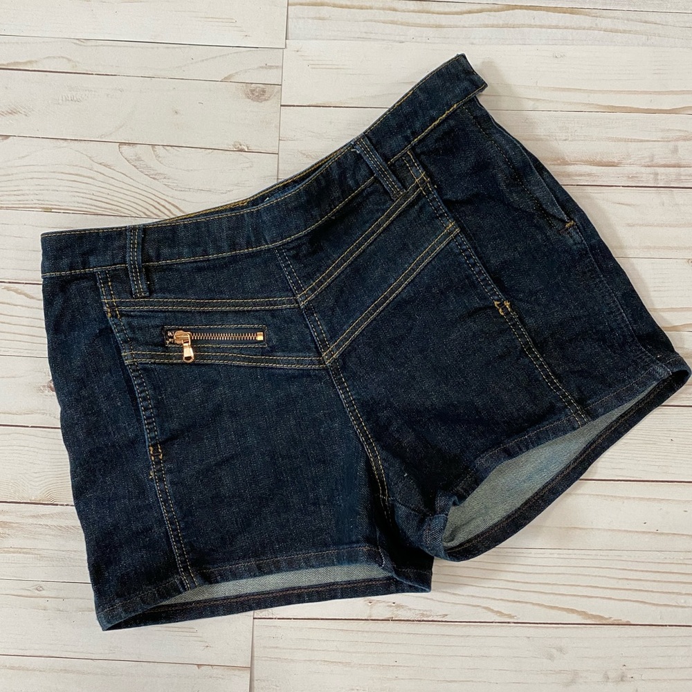 Marc Jacobs high rise denim shorts 10